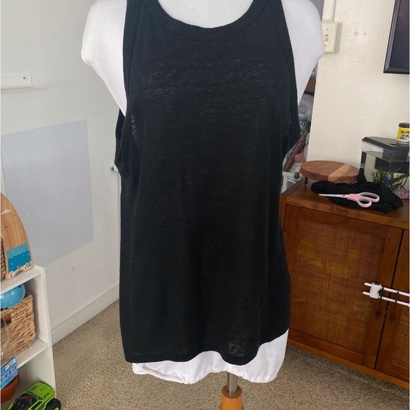 6 for $ 20❤️ A new day. Black tank top - Picture 6 of 8